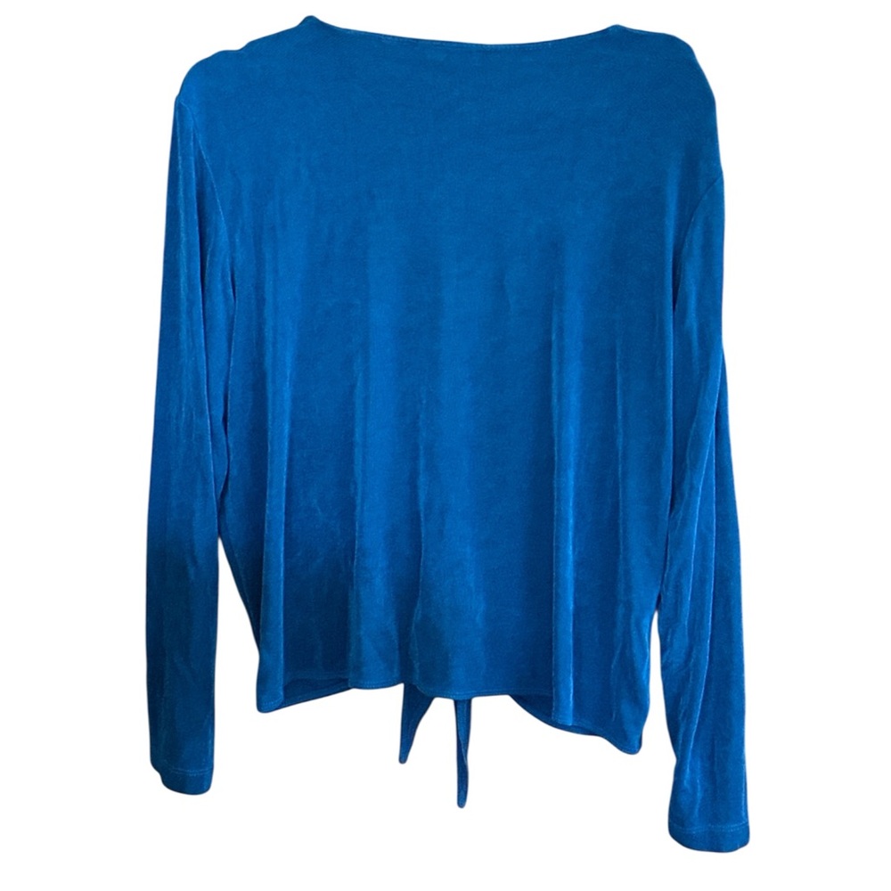 Chicos Travelers Tie-Front Cardigan - Picture 3 of 3